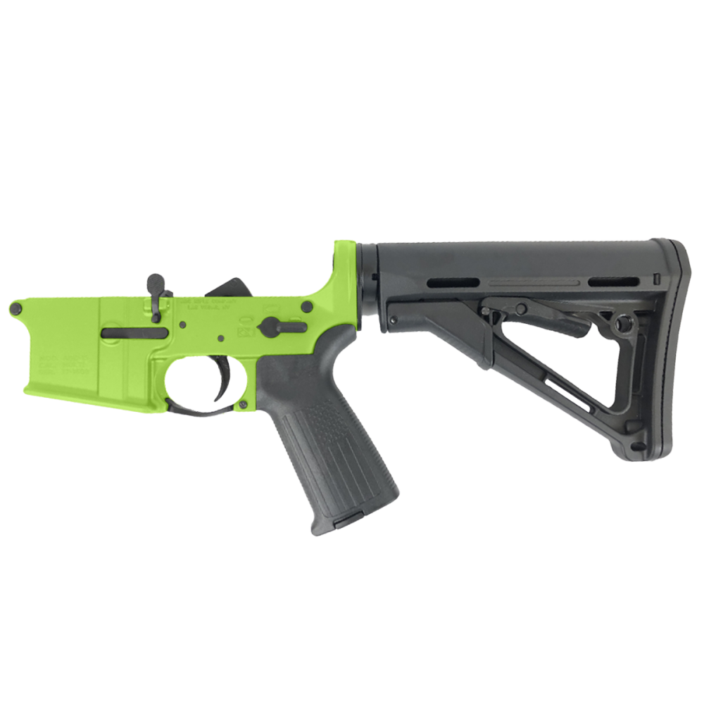AR-15 Completed Lower Receiver with Collapsible Mil Spec Stock