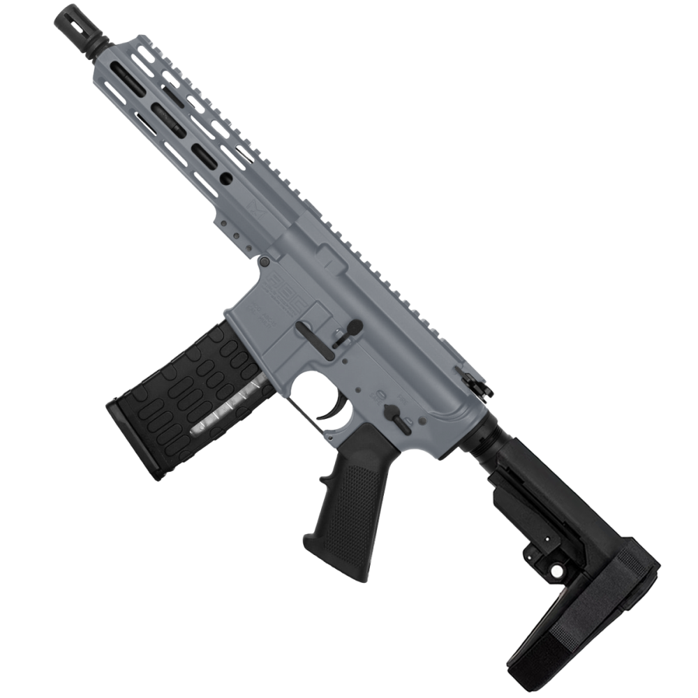 AR-15 Semi Auto .223 5.56 Pistol Sniper Grey
