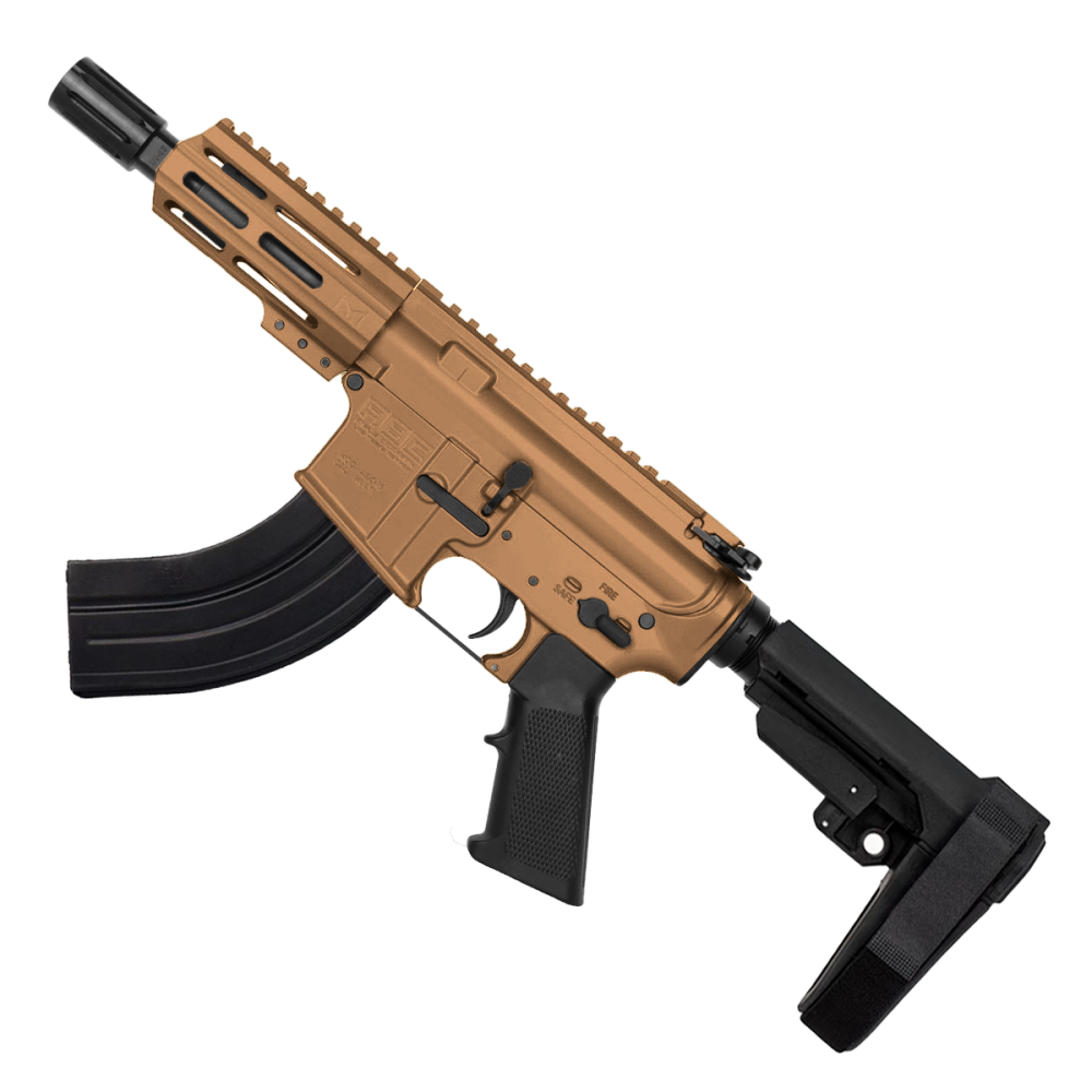 AR15 Mini 7.62x39 Pistol Cerakote Bronze