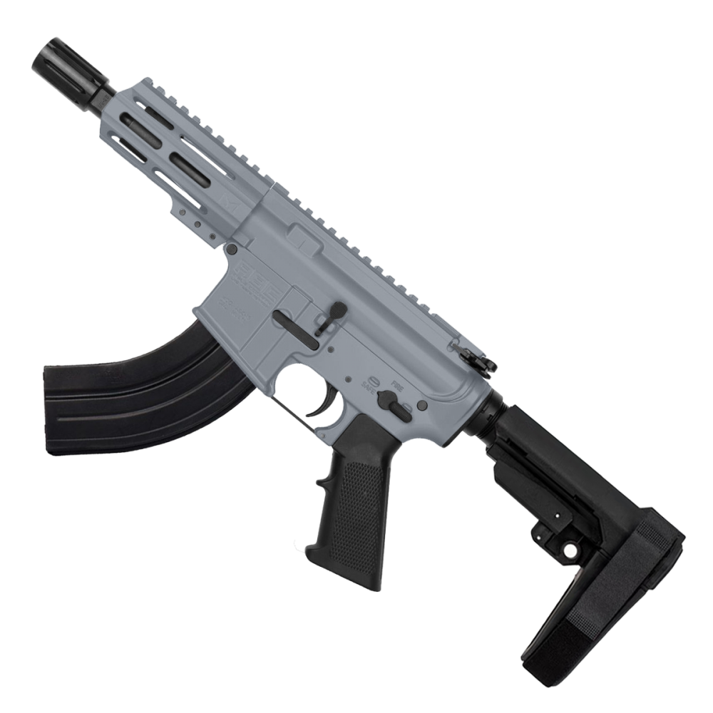 AR15 Mini 7.62x39 Pistol Cerakote Sniper Grey