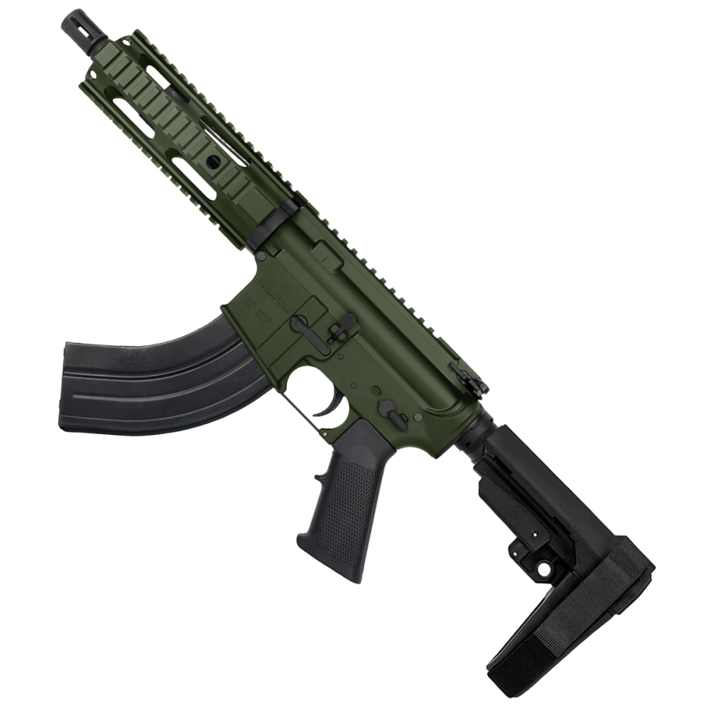 AR 7.62x39 Semi Auto Pistol 7.5