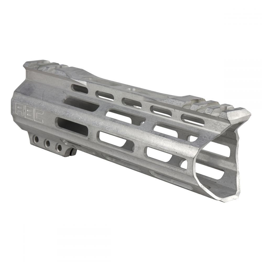 AR-15 Custom Top Cut MLOK Super Slim Handguard 7- Raw