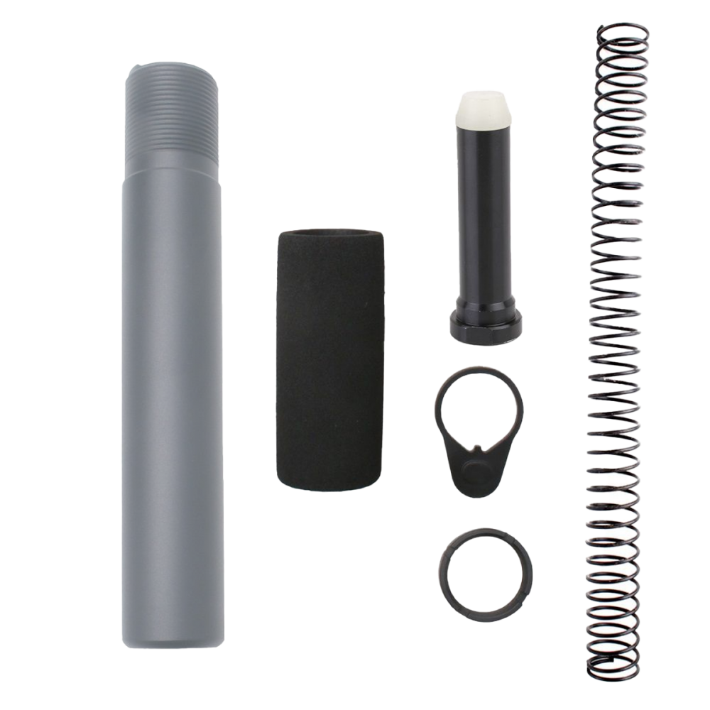 AR15 ピストルバッファチューブ(Rifle Gear製) AR-15 Complete Pistol Buffer Tube Kit-Sniper Grey