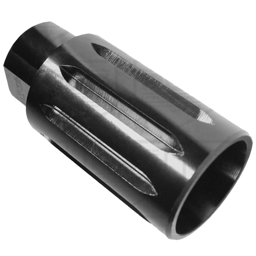 kanon AR15 1/2X28 Aluminum Flash Can Muzzle Diverter- Black