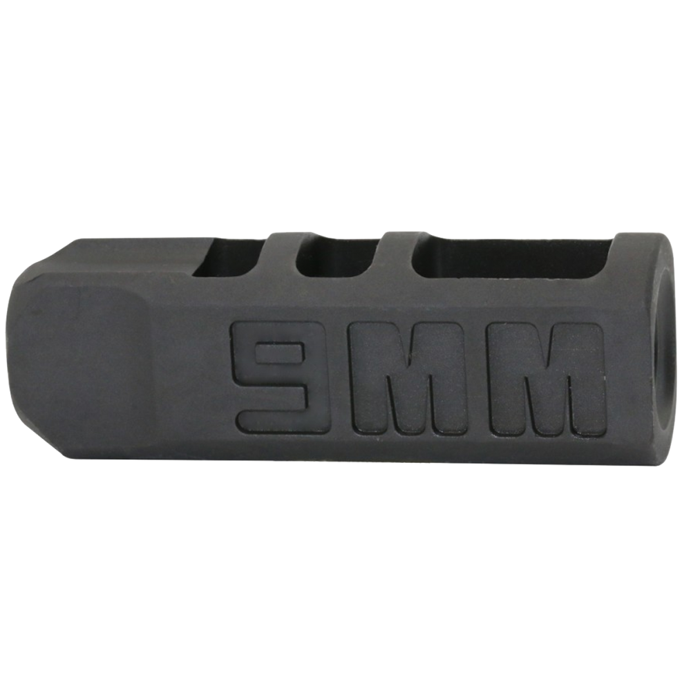 AR 9MM Muzzle Brake Compensator 1/2X36 Muzzle Brake