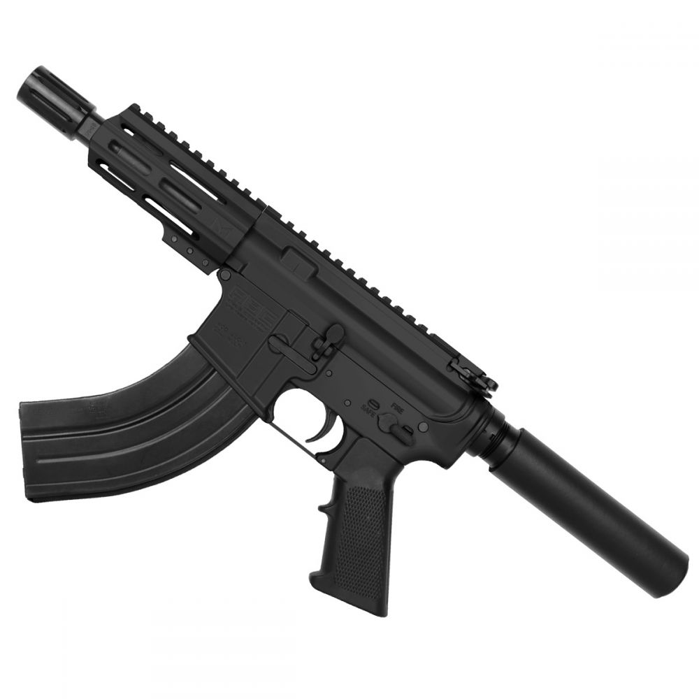 AR15 Micro 7.62x39 Nato Pistol 5 Black