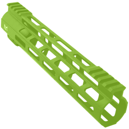 AR-15 M-Lok 10" Super Slim Free Float Hybrid Top Cut Handguard - Zombie ...