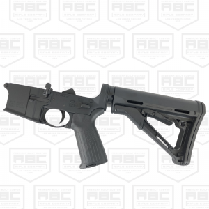 AR-15 Completed Lower Receiver with Collapsible Mil Spec Stock
