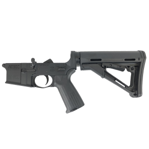 AR-15 Completed Lower Receiver with Collapsible Mil Spec Stock