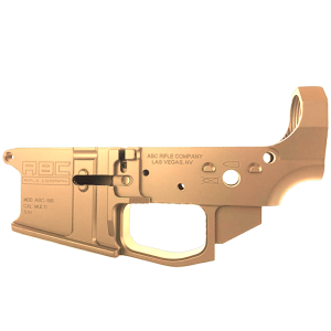AR-15 Stripped Billet Aluminum Lower Receiver - Cerakote Burnt Bronze