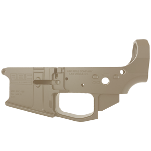 AR-15 Stripped Billet Aluminum Lower Receiver - Cerakote Magpul FDE