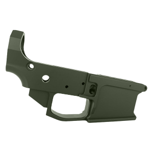 AR-15 Stripped Billet Aluminum Lower Receiver - Cerakote OD Green 