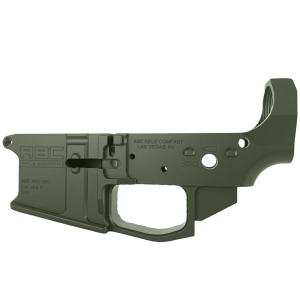 AR-15 Stripped Billet Aluminum Lower Receiver - Cerakote OD Green