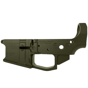 AR-15 Stripped Billet Aluminum Lower Receiver - Cerakote Magpul ODG