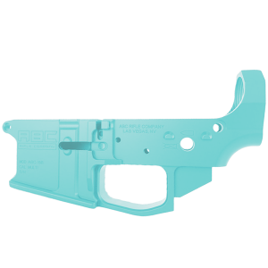 AR-15 Stripped Billet Aluminum Lower Receiver - Cerakote Robins Egg Blue
