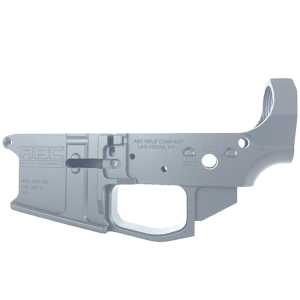 AR-15 Stripped Billet Aluminum Lower Receiver - Cerakote Sniper Grey