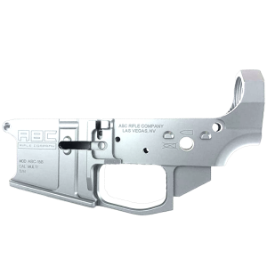 AR-15 Stripped Billet Aluminum Lower Receiver - Cerakote Tungsten Gray