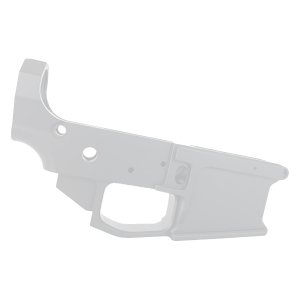 AR-15 Stripped Billet Aluminum Lower Receiver - Cerakote White