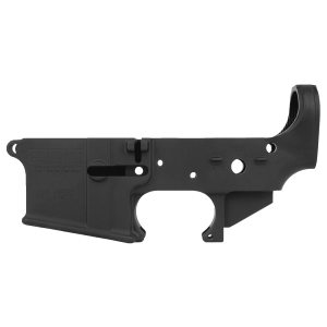 AR-15 Lower Receiver Stripped With ABC Logo / USA Flag Engraved