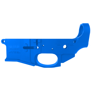 AR-15 Stripped Billet Aluminum ABC-15Z Multi- Cal Lower Receiver - Cerakote Blue