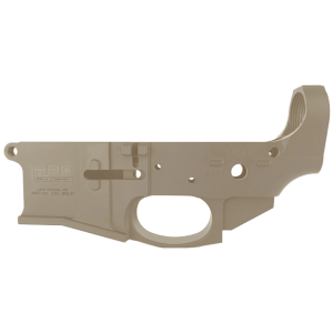 AR-15 Stripped Billet Aluminum ABC-15Z Multi- Cal Lower Receiver - Cerakote Flat Dark Earth