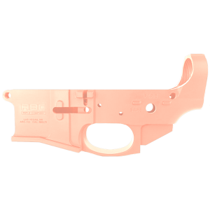 AR-15 Stripped Billet Aluminum ABC-15Z Multi- Cal Lower Receiver - Cerakote Rose Gold