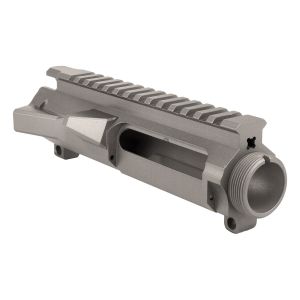 AR-15 Stripped Billet Upper Receiver-Cerakote Tungsten