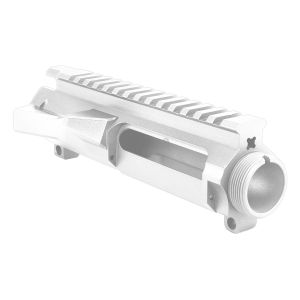 AR-15 Stripped Billet Upper Receiver-Cerakote White