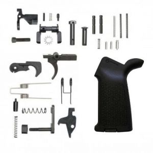 AR-15 Enhanced Lower Receiver Build Kit w/ Magpul MOE Grip Ambi Safety & Enhanced Takedown Pins
