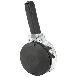 KCI USA .40 S&W 50 Round Drum Magazine For AR Glock Style Pistol Fits G22