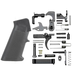 AR-15 Mil Spec Standard Lower Parts Kit w/ Standard Grip & Trigger Guard