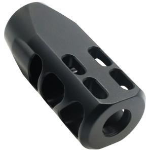 AR-10/LR-308 Mini Tanker Style Recoil Compensating Muzzle Brake 5/8x24