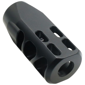 AR-15 .223/5.56 Mini Tanker Style 1/2x28 Recoil Compensating Muzzle Brake
