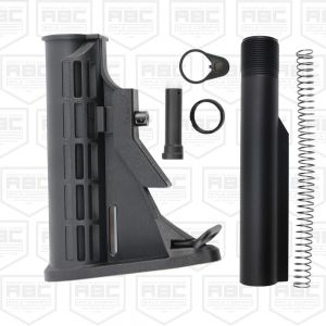 AR-15 Collapsible 6 Positions Mil Spec Stock Kit