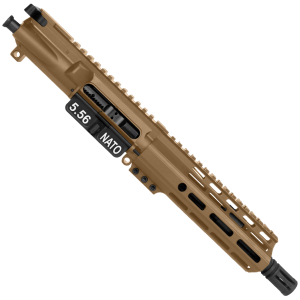 AR15 .223/5.56 Pistol Upper Assembly 7.5' Barrel MLOK Handguard Complete w/ Charging Handle - Bronze