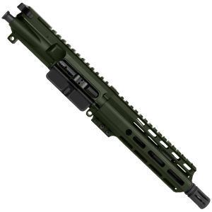 AR15 .223/5.56 Pistol Upper Assembly 7.5' Barrel MLOK Handguard Complete w/ Charging Handle - OD Green