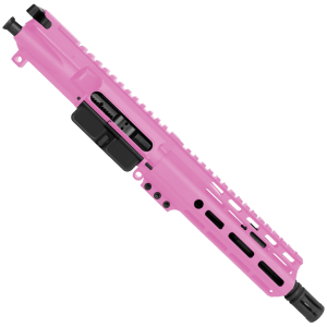 AR15 .223/5.56 Pistol Upper Assembly 7.5' Barrel MLOK Handguard Complete w/ Charging Handle - Sig Pink