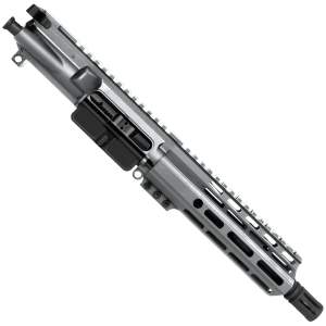 AR15 .223/5.56 Pistol Upper Assembly 7.5' Barrel MLOK Handguard Complete w/ Charging Handle - Tungsten Gray