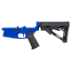AR-10 / LR.308 AERO M5 COMPLETE LOWER RECEIVER W/ ADJUSTABLE STOCK ASSEMBLY - Flame Blue