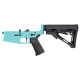 AR-10 / LR.308 AERO M5 COMPLETE LOWER RECEIVER W/ ADJUSTABLE STOCK ASSEMBLY - Robins Egg Blue