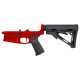 AR-10 / LR.308 AERO M5 COMPLETE LOWER RECEIVER W/ ADJUSTABLE STOCK ASSEMBLY - Red