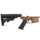 AR-15 Completed Lower Receiver with Adjustable M4 Stock Assembly & Lower Parts Installed - Burnt Bronze