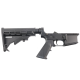 AR-15 Completed Lower Receiver with Adjustable M4 Stock & Hellfighter California Compliant Magazine Lock Installed 