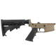 AR-15 Completed Lower Receiver with Adjustable M4 Stock Assembly & Lower Parts Installed - Flat Dark Earth