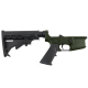 AR-15 Completed Lower Receiver with Adjustable M4 Stock Assembly & Lower Parts Installed - Olive Drab Green