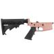 AR-15 Completed Lower Receiver with Adjustable M4 Stock Assembly & Lower Parts Installed - Rose Gold