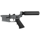 AR-15 Completed Lower Receiver with Pistol Buffer Tube Assembly & Lower Parts Installed- Cerakote Tungsten