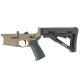 AR-15 Completed Lower Receiver with Collapsible Mil Spec Stock - Flat Dark Earth