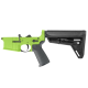 AR-15 Completed Lower Receiver with Adjustable Slim Line Stock - Zombie Green