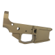 AR-15 Stripped Billet Aluminum Lower Receiver - Cerakote Burnt Bronze